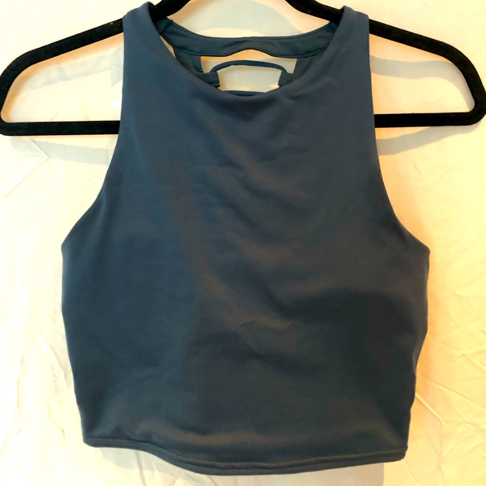 ALO Yoga Movement Crop, Deep Teal, Size M